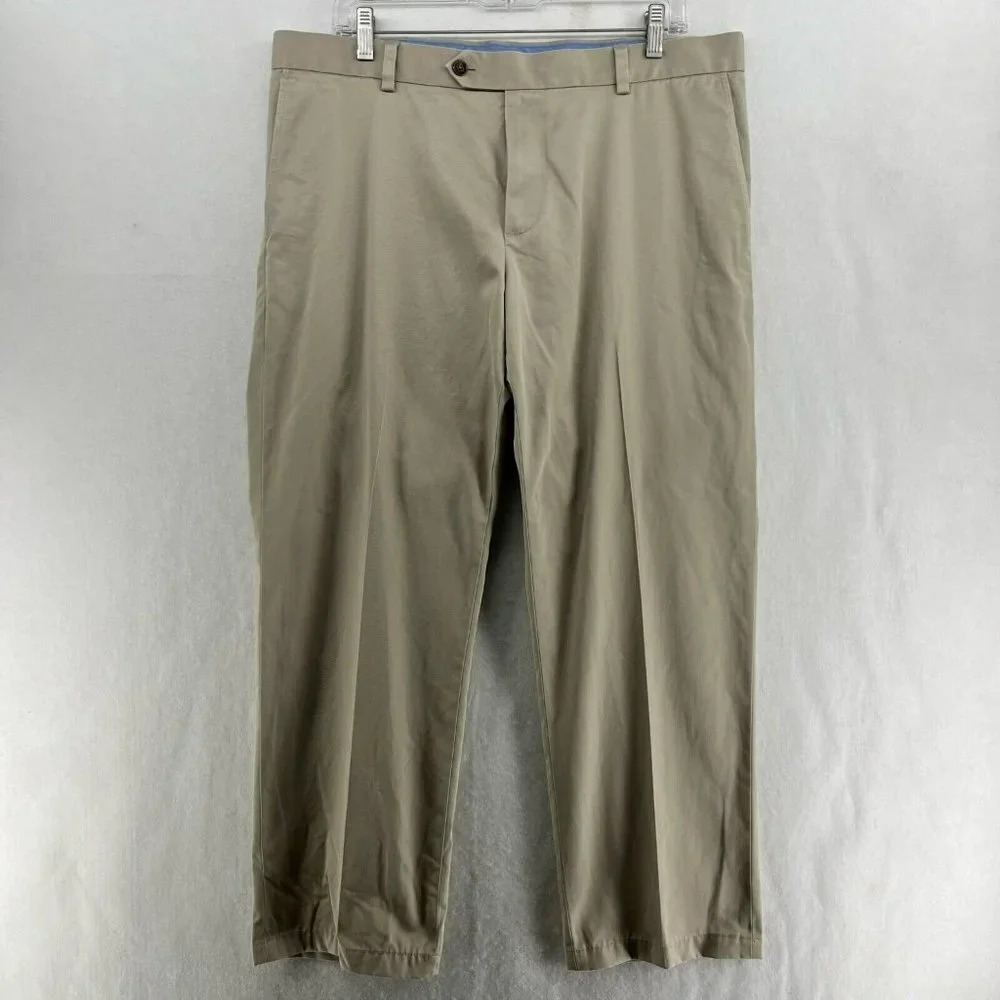 Brooks Brothers Pants Mens Sz 36x32 Khaki Beige Light Weight Advantage Chino